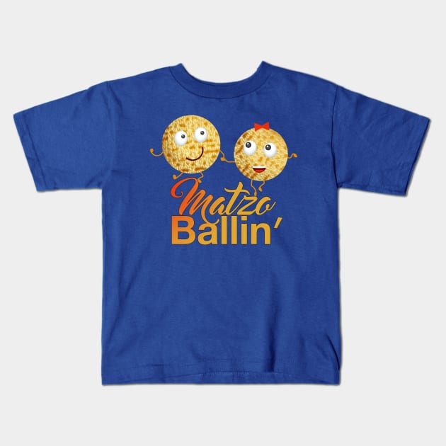 Matzo Ballin'. Passover seder, Pesach. פסח Kids T-Shirt by WeThePixels